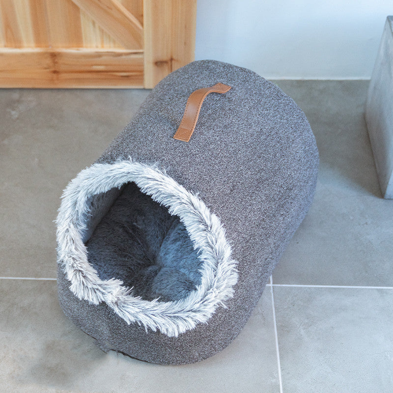 Polar Warm Cat Litter Closed Cat Sleeping Bag Large Winter Deep Sleep Cat Bed null