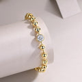Women's Moissanite Chain Bracelet with sparkling stones in a delicate, stylish design, perfect for elegant jewelry collection.