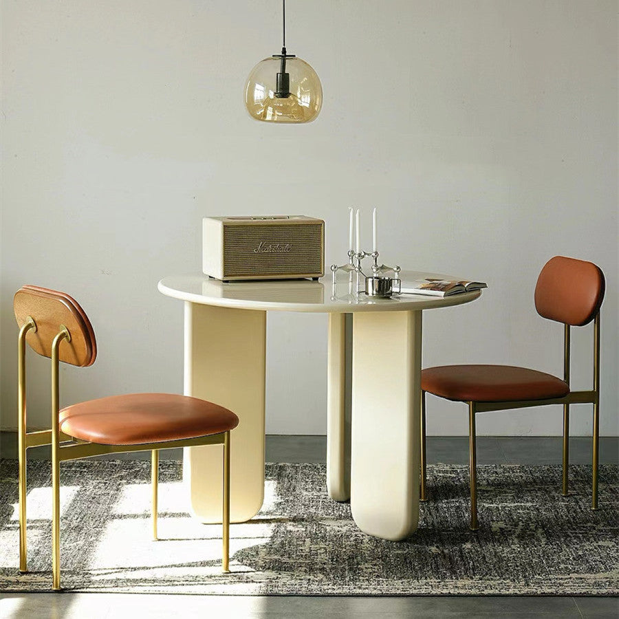 Round Table And Chair Combination Of Small Household null