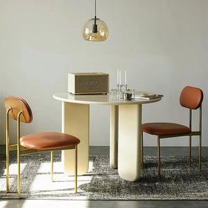 Round Table And Chair Combination Of Small Household null