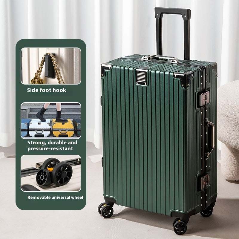 Suitcase Large Capacity Aluminium Frame Luggage null