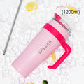 Stainless Steel Handle Car Water Straw Thermal Insulation Cup null