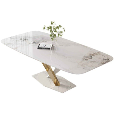 Small Household Stainless Steel Dining Table And Chair Combination null