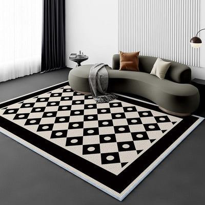 Living Room Carpet Fully Covered Bedroom And Household Sofa Table Carpet Bedside Stain-resistant Non-slip Foot Mat null