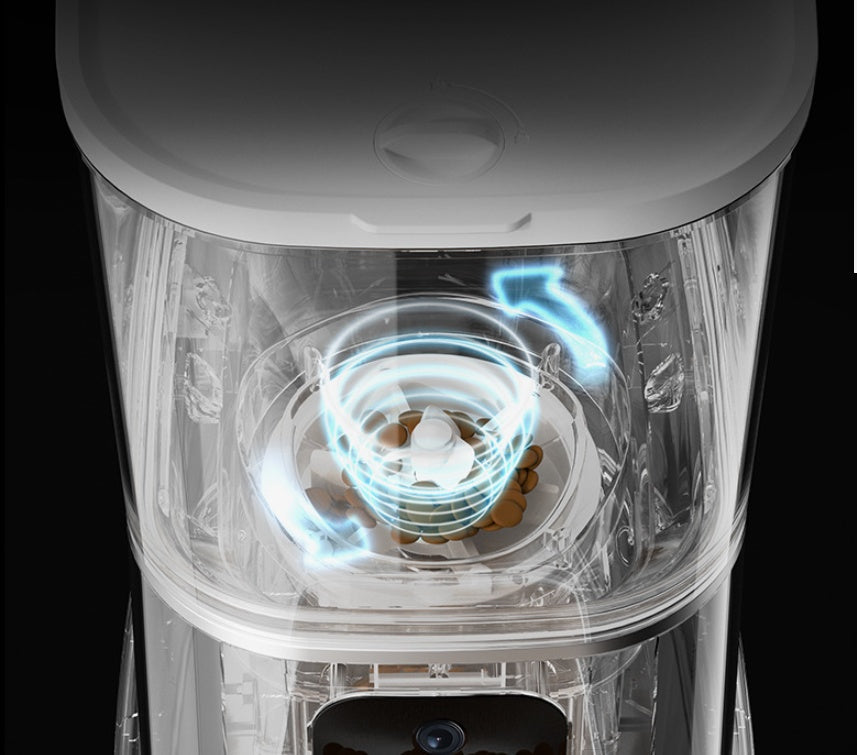 Pet Automatic Feeder Large Capacity Smart Voice Recorder APP Control Timer Feeding Cat Dog Food Dispenser With WiFi Pet Bowl null