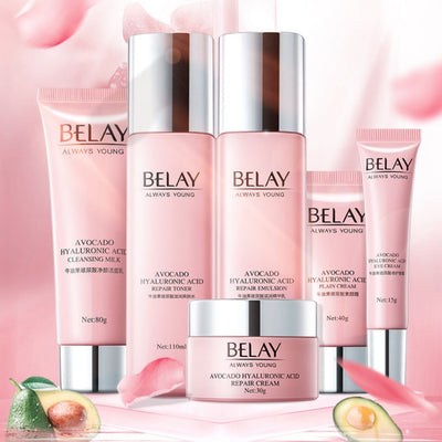 Avocado Hyaluronic Acid Moisturizing And Nourishing Skin Care Product Set null