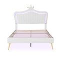 Modern Princess Crown Upholstered Bed - Morderncharm store