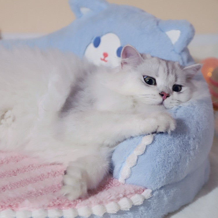 Winter Pet Bed Cat Sleeping Nest null