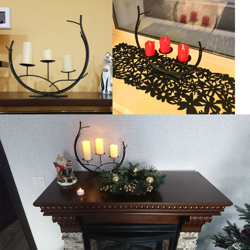 Nordic Romantic Table Light Dinner Candle Holder Ornament null