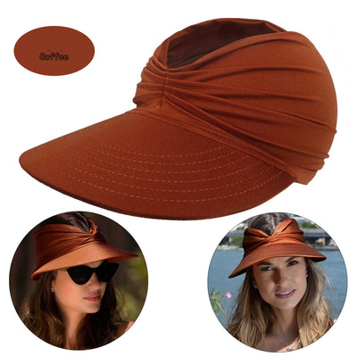 Women's New Empty Top Sunscreen Sports Beach Sun Hat null