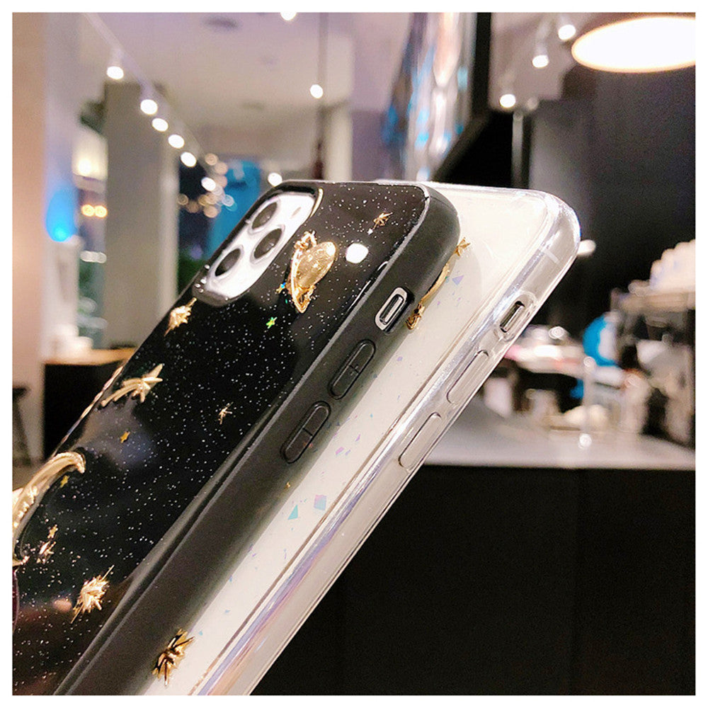 Electroplating glitter phone case null