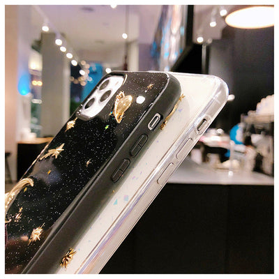 Electroplating glitter phone case null