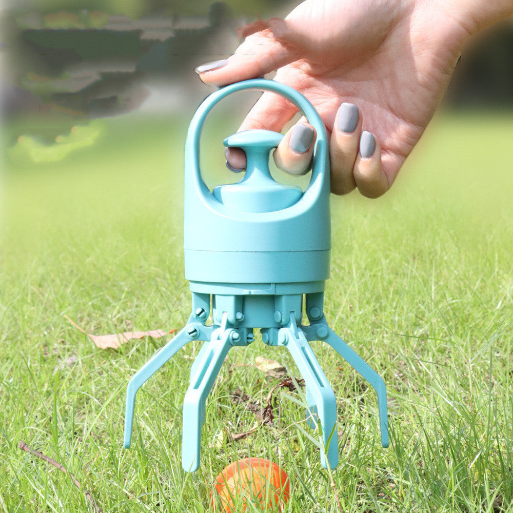 Portable Lightweight Dog Pooper Scooper With Built-in Poop Bag Dispenser Eight-claw Shovel For Pet Toilet Picker Pet Products null