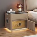 Home Bedroom Multi-functional Smart Safe Bedside Table Wireless Integrated Charging Safe null