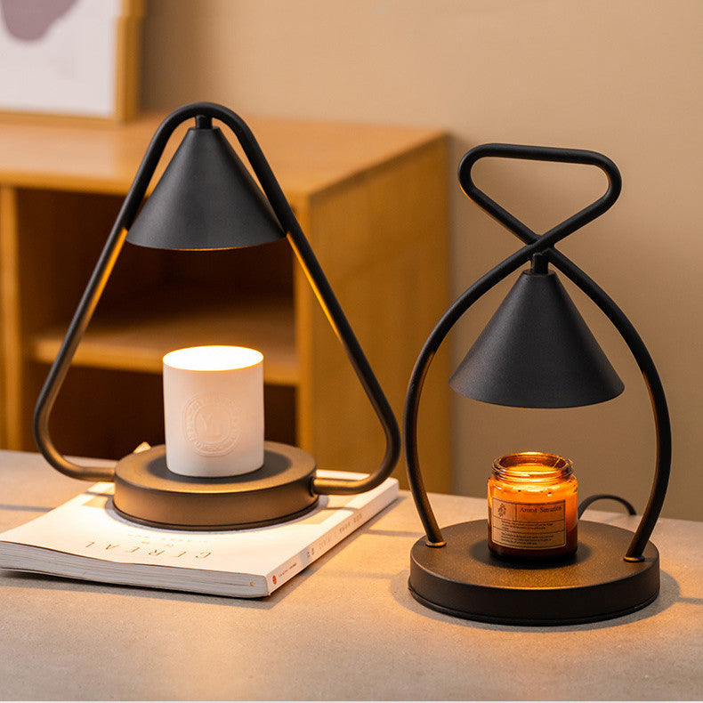 Creative Modeling Aromatherapy Wax Melting Iron Art Table Small Night Lamp null