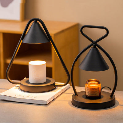 Creative Modeling Aromatherapy Wax Melting Iron Art Table Small Night Lamp null