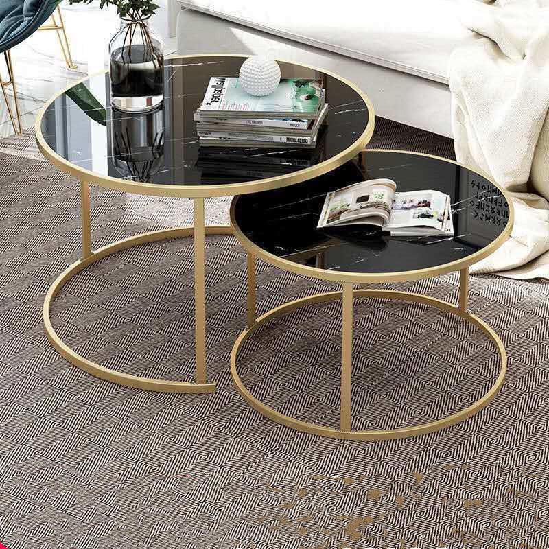 Hall Sofa Small Round Combination Coffee Table null