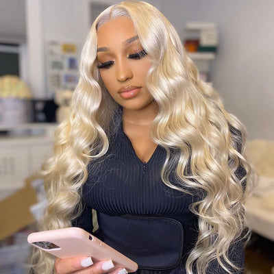 Highlight Wig Human Hair Ombre Lace Front null
