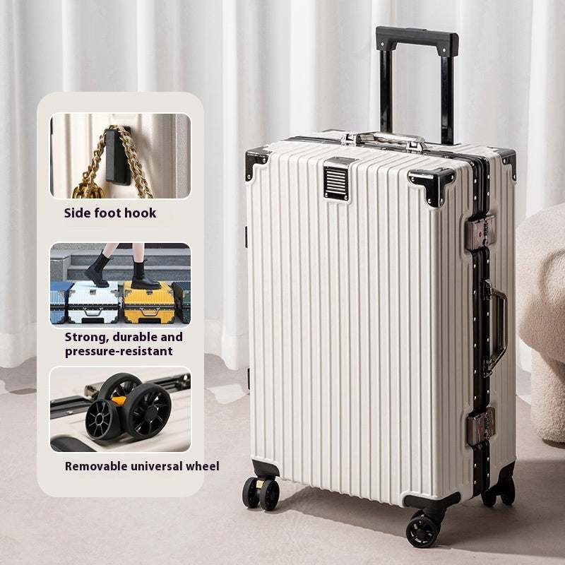 Suitcase Large Capacity Aluminium Frame Luggage null