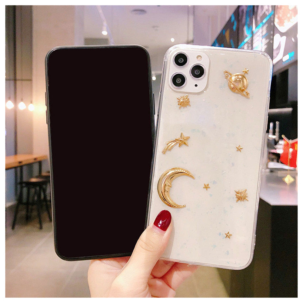 Electroplating glitter phone case null