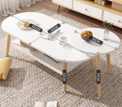 Small Coffee Table Household Double Layer null
