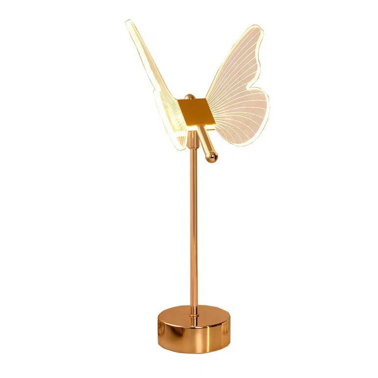 Flowers Decorated Table Lamp Bedroom Ins Warm null