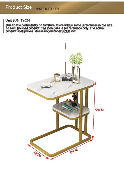 Side Table Modern Simple Small Square Table Light Luxury Home null