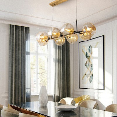 Mid-Century Modern Globe Chandelier