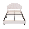 Art Deco Scalloped Velvet Shell Bed - Morderncharm store