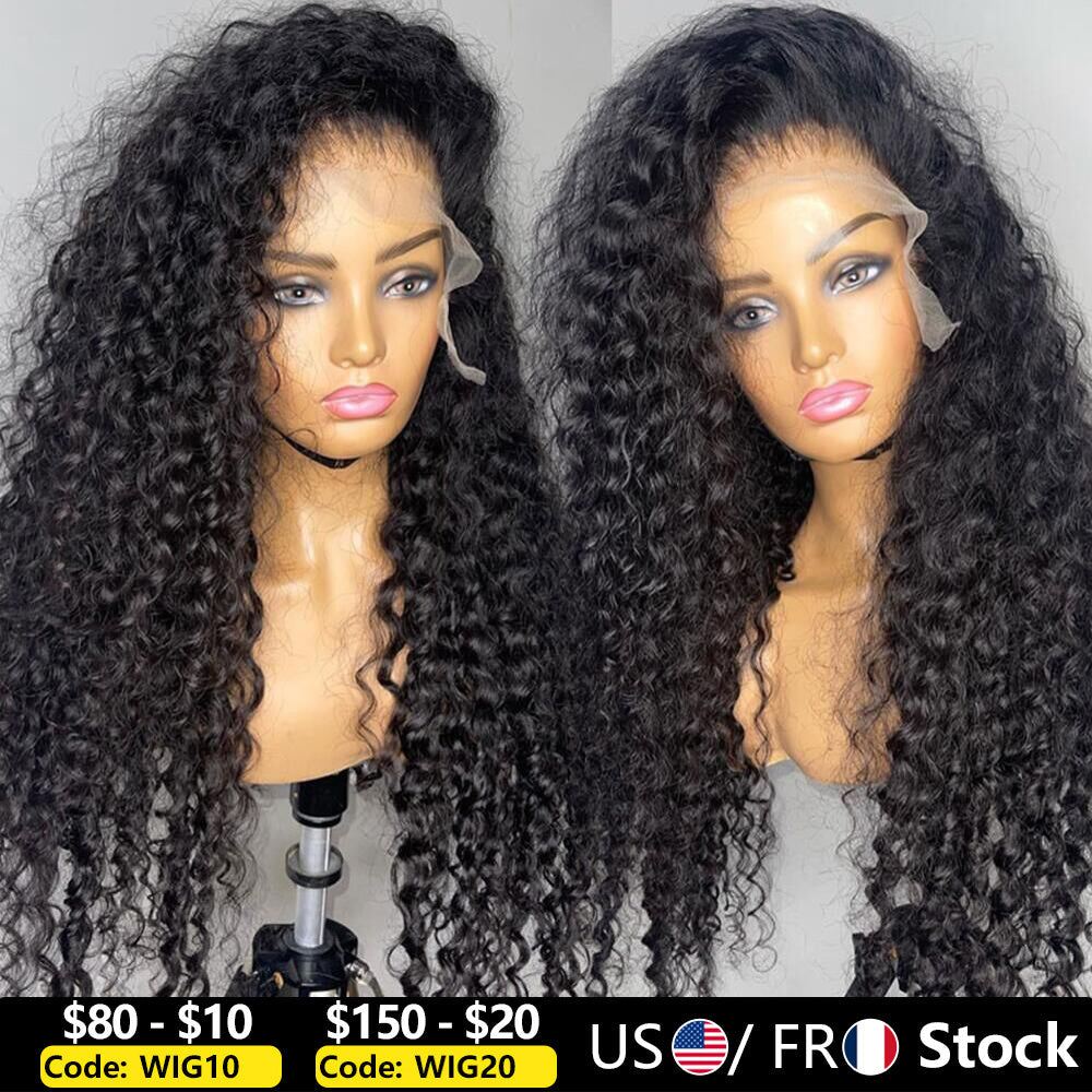Deep Wave T Part Frontal Wig Human Hair Headgear null