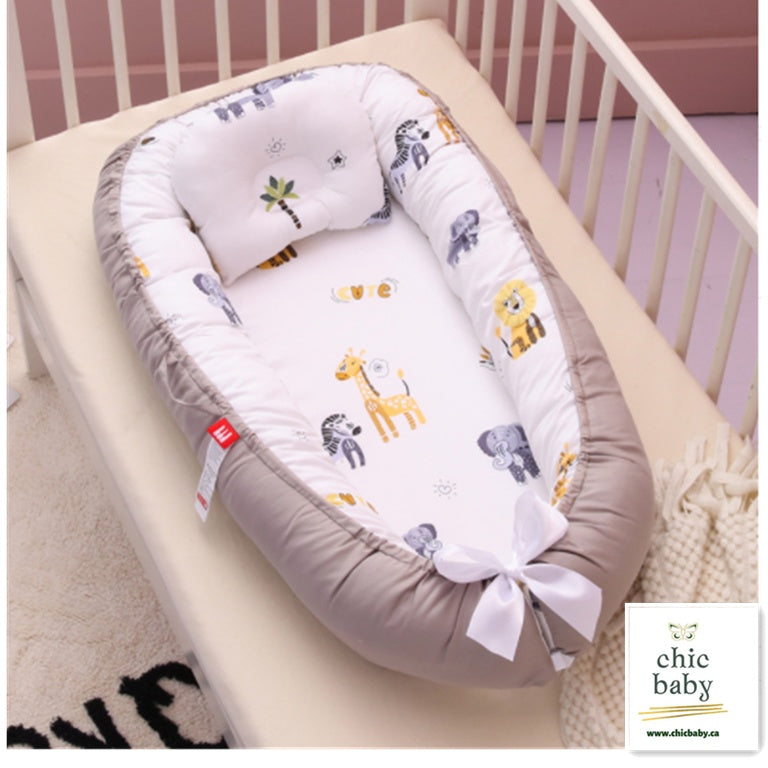 Baby Removable And Washable Bed Crib Portable Crib Travel Bed For Children Infant Kids Cotton Cradle null