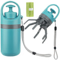 Portable Lightweight Dog Pooper Scooper With Built-in Poop Bag Dispenser Eight-claw Shovel For Pet Toilet Picker Pet Products null