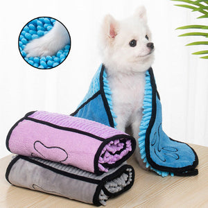 Dogs Cats Towels Super Absorbent Dog Bathrobe Microfiber Bath Towels Quick-Drying Cat Bath Towel For Pets Towel Dog Towels Pet Products null