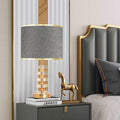 Light Luxury Crystal Table Lamp Postmodern Simple And Warm null