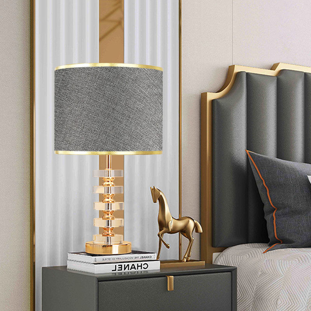 Light Luxury Crystal Table Lamp Postmodern Simple And Warm null