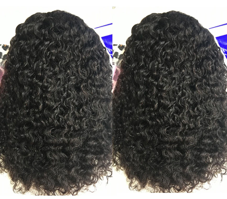 Kinky Curly Short Bob Lace Front Human Hair Wig null