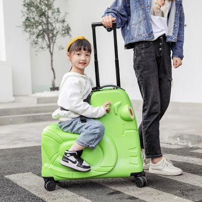 Children Can Sit On The Trolley Ride Suitcase null