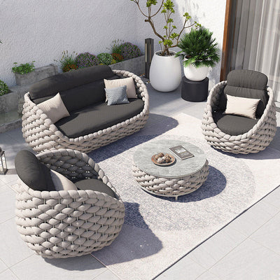 Outdoor Patio Lounge Sofa Coffee Table Set null