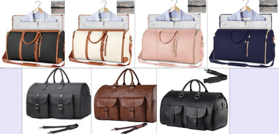 Large Capacity Travel Duffle Bag Women's Handbag Folding Suit Bag Waterproof Clothes Totes null