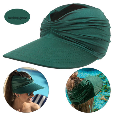 Women's New Empty Top Sunscreen Sports Beach Sun Hat null