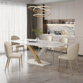 Small Household Stainless Steel Dining Table And Chair Combination null