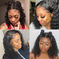 Sunper Queen Short Bob Wig Jerry Curly Human Hair Wigs For W null