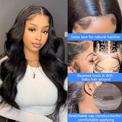 Loose Deep Wave13x4 Transparent Lace Human Hair Sleeve null