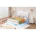 Modern Princess Crown Upholstered Bed - Morderncharm store