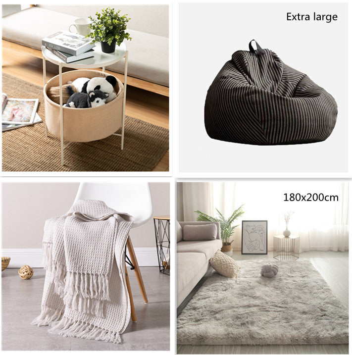 Small Apartment Round Table Living Room Bedroom Corner Bedside Table null
