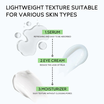 Hyaluronic Acid Three-piece Set Skin Care Product Set Moisturizing null