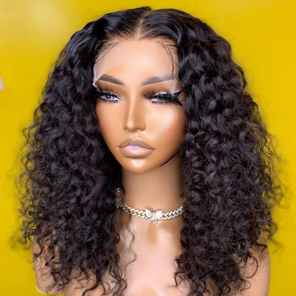 Loose Deep Wave Short Bob Wig Jerry Curly Human Hair Wigs null