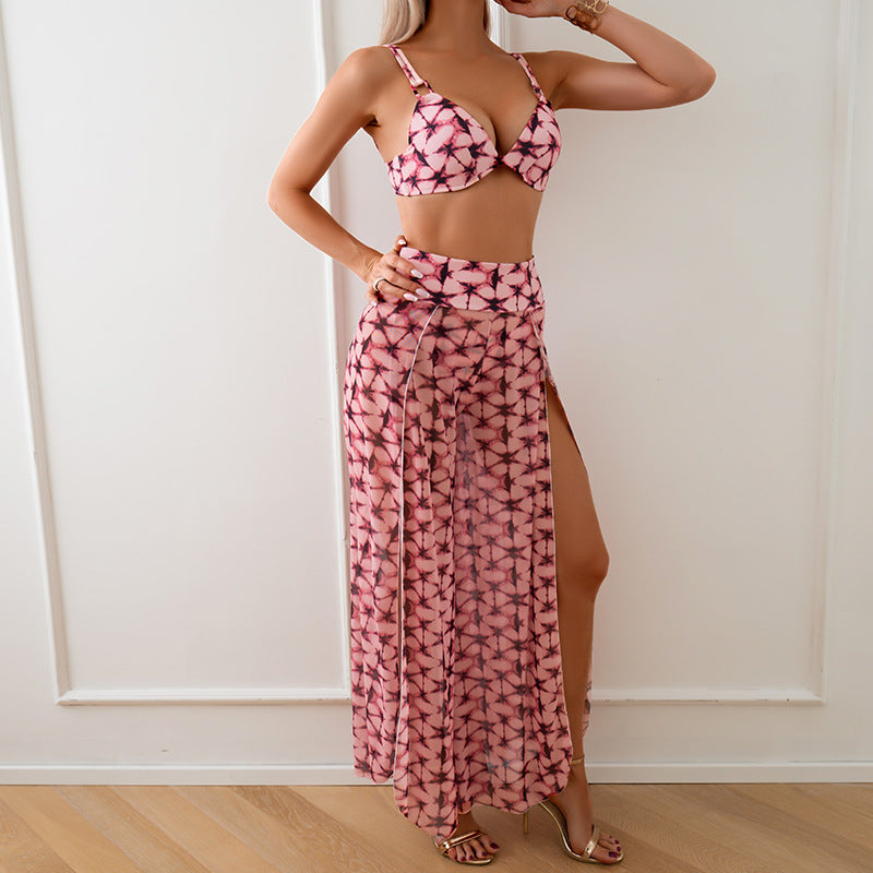 Swimsuit Women's Bikini Pants Three-piece Suit null