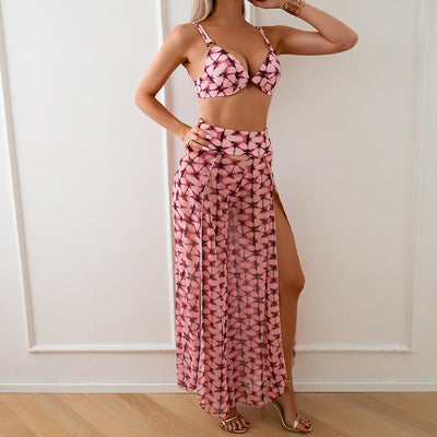 Swimsuit Women's Bikini Pants Three-piece Suit null