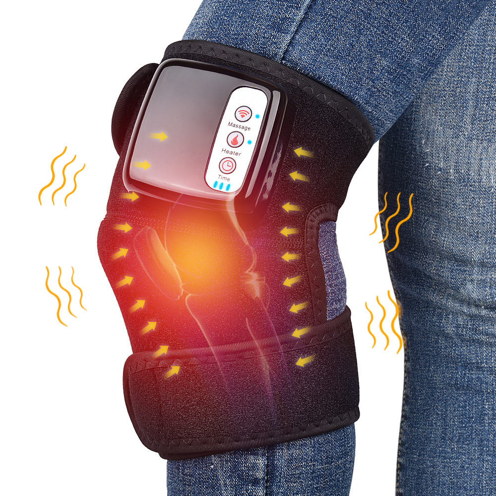 Electric Infrared Heating Knee Massager Wrap Elbow Joint Support Vibration Therapy Physiotherapy Machine Pain Relief Massageador null